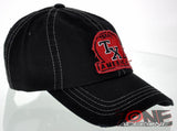 NEW! REIGN USA TEXAS TX AMERICA COTTON CAP HAT BLACK