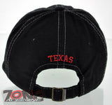 NEW! REIGN USA TEXAS TX AMERICA COTTON CAP HAT BLACK