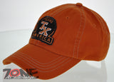 NEW! REIGN USA TEXAS TX AMERICA COTTON CAP HAT ORANGE