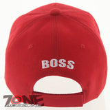 NEW! I'M A BOSS BASEBALL CAP HAT RED