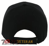 NEW! IRAQ-AFGHANISTAN VETERAN BALL CAP HAT BLACK