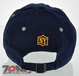 NEW! REIGN USA NEW YORK EST 1776 THE CAPITAL OF THE WORLD COTTON CAP HAT NAVY