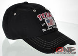 NEW! REIGN USA TEXAS EST 1776 THE LONE STAR STATE COTTON CAP HAT BLACK