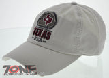 NEW! REIGN USA TEXAS STATE LONG STAR STATE COTTON CAP HAT CREAM