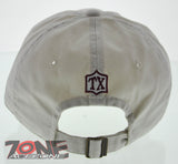 NEW! REIGN USA TEXAS STATE LONG STAR STATE COTTON CAP HAT CREAM