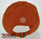 NEW! REIGN USA TEXAS STATE LONG STAR STATE COTTON CAP HAT ORANGE