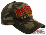 NEW! USMC US MARINE CORPS VETERAN SIDE ROUND BALL CAP HAT GREEAN CAMO