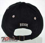 NEW! REIGN USA FLAG AMERICA OUTFITTERS COTTON CAP HAT BLACK