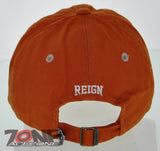 NEW! REIGN USA FLAG AMERICA OUTFITTERS COTTON CAP HAT ORANGE