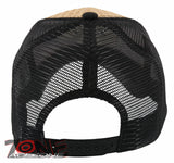 NEW! STRAW MESH METAL HORSESHOE BALL CAP HAT BLACK
