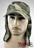 NEW UV SHIELD OUTDOOR SUN PROTECTION EARFLAP SPORT CAP HAT G1 CAMO