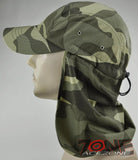 NEW UV SHIELD OUTDOOR SUN PROTECTION EARFLAP SPORT CAP HAT G1 CAMO