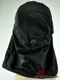 NEW UV SHIELD OUTDOOR SUN PROTECTION EARFLAP SPORT CAP HAT BLACK