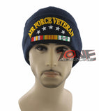 NEW! US AIR FORCE VETERAN CAP HAT USAF BEANIE NAVY