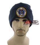 NEW! ROUND US AIR FORCE CAP HAT USAF BEANIE NAVY