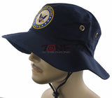 NEW! US NAVY LICENSED BUCKET MILITARY HAT BOOINE CAP NAVY