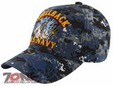 US NAVY SHELLBACK USN BALL CAP HAT DIGITAL NAVY CAMO