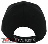 NEW US ARMY SPECIAL FORCES DE OPPRESSO LIBER BASEBALL CAP HAT BLACK