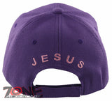 WOMAN OF FAITH PROVERBS 31:30 JESUS CHRISTIAN BASEBALL CAP HAT PURPLE