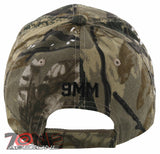 NEW! 9MM PISTOL GUN SIDE 9MM BASEBALL CAP HAT FOREST CAMO