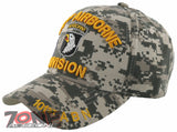 NEW! US ARMY 101ST ABN AIRBORNE DIVISION EAGLES CAP HAT ACU CAMO