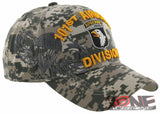 NEW! US ARMY 101ST ABN AIRBORNE DIVISION EAGLES CAP HAT ACU CAMO