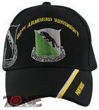 NEW! US ARMY 69TH ARMORED REGIMENT PANTHERS BALL CAP HAT BLACK
