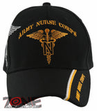 NEW! US ARMY NURSE CORPS BALL CAP HAT BLACK