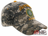 NEW! US ARMY RETIRED ROUND SIDE CAMO BALL CAP HAT ACU CAMO