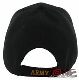 NEW! US ARMY VETERAN ROUND FRONT VETERAN BALL CAP HAT BLACK