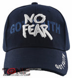 NO FEAR GOT FAITH SHADOW JESUS CHRISTIAN BALL CAP HAT NAVY