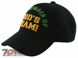 I'M A MEMBER OF GOD'S TEAM! JESUS CHRISTIAN BALL CAP HAT BLACK