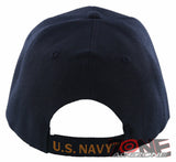 NEW! US NAVY USN USS FORRESTAL CV-59 FIRST INDEFENSE BALL CAP HAT NAVY