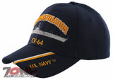NEW! US NAVY USN USS CONSTELLATION CV-64 BALL CAP HAT NAVY