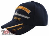 NEW! US NAVY USN USS ENTERPRISE CVN-65 BALL CAP HAT NAVY