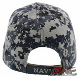 NEW! US NAVY USN RETIRED ROUND SHADOW BALL CAP HAT ACU NAVY CAMO