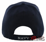 NEW! US NAVY USN RETIRED ROUND SHADOW BALL CAP HAT NAVY