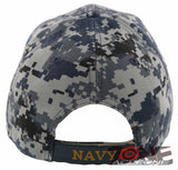 NEW! US NAVY USN VETERAN SIDE USA VETERAN FLAG BALL CAP HAT ACU NAVY CAMO