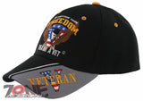 NEW! IF YOU LOVE YOUR FREEDOM THANK A VETERAN BALL CAP HAT BLACK