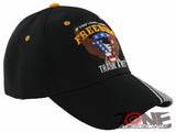 NEW! IF YOU LOVE YOUR FREEDOM THANK A VETERAN BALL CAP HAT BLACK