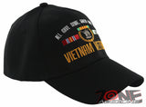 NEW! ALL GAVE SOME, 58479 GAVE ALL VIETNAM VETERAN BALL CAP HAT BLACK