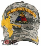 NEW! US ARMY 3RD ARMORED DIVISION SPEARHEAD CAP HAT ACU CAMO