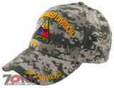 NEW! US ARMY 3RD ARMORED DIVISION SPEARHEAD CAP HAT ACU CAMO