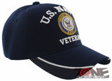 NEW! US NAVY USN VETERAN SIDE MESH BALL CAP HAT NAVY
