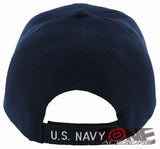 NEW! US NAVY USN VETERAN SIDE MESH BALL CAP HAT NAVY