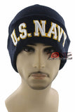 NEW! US NAVY USN BIG BEANIE CAP HAT NAVY