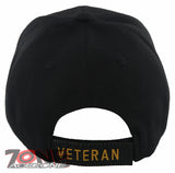 NEW! DISABLED VIETNAM VETERAN BALL CAP HAT BLACK