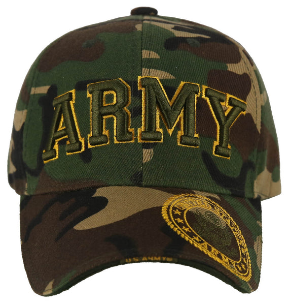 NEW! US ARMY BIG BALL CAP HAT GREEN CAMO