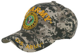 NEW! US ARMY ROUND BALL CAP HAT ACU CAMO