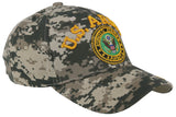 NEW! US ARMY ROUND BALL CAP HAT ACU CAMO